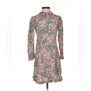 By Timo Dress Floral Long Sleeve XL cottagecore pastel‎ Peter Pan collar
